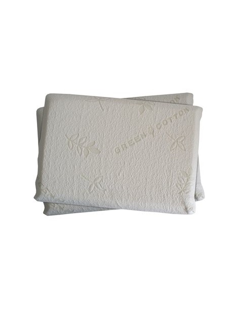 PACK (2) Almohadas Memory Foam De Tela Algodón Orgánico - Envío Gratuito