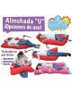 Almohada U Embarazo Y Lactancia Mami Ama Bebé-Marino Madrid - Envío Gratuito