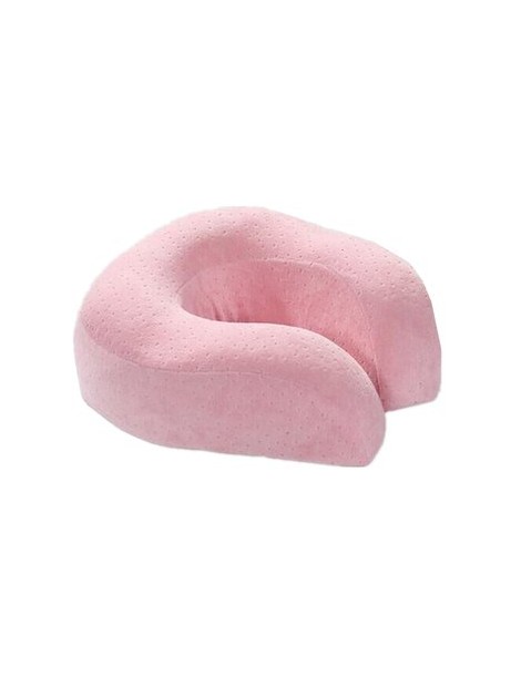 Cuello De Espuma De Memoria Almohada Cervical Almohada De Viaje Suave (rosa) - Envío Gratuito