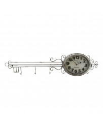 Reloj de Pared Llave Plata 14B620-2 - Envío Gratuito