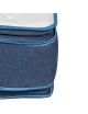 Colchón Bio Mattress BIO IV Matrimonial-Azul Marino con Blanco - Envío Gratuito