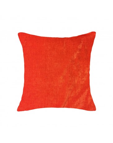 Cojín Liso Pet Chenille 50X50Cm Naranja - Envío Gratuito