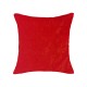 Cojín Liso Pet Chenille 50X50Cm Rojo - Envío Gratuito