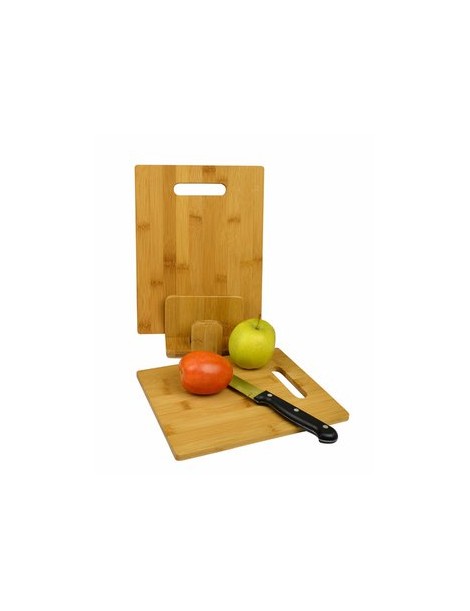 Set Tablas para Picar Bamboo con Base - Envío Gratuito