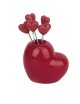 MagiDeal 5pcs De Forma De Corazón Sostenedor De La Fruta Set Tenedor Inoxidable - Envío Gratuito