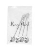 MagiDeal 4 X Súper Largas Cucharas De Acero Inoxidable Para Los Refrescos De Café Miel Cuchara Vajilla - Envío Gratuito