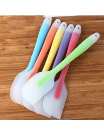 1pcs Silicona Espátula Utensilios Para Hornear Herramientas Cocina Pastel Raspador ( Color Aleatorio ) - Envío Gratuito