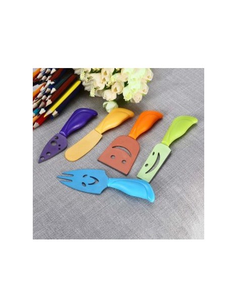 5pcs Cuchillo de queso colorido SetCartoon Estilo Vajillas-COLORMIX - Envío Gratuito