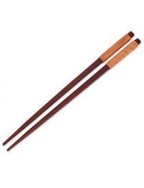 Madera de comida japonesa Chopsticks-color caqui oscuro - Envío Gratuito