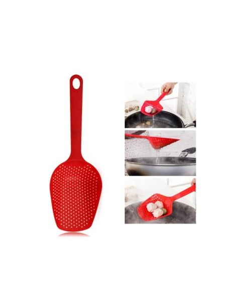 Nylon Scoop Shaped Spoon Colander Food Strainer Portable Kitchen Gadget - Envío Gratuito