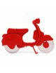 Rebanador Cortador De Pizza Forma Moto Retro Vintage - Envío Gratuito