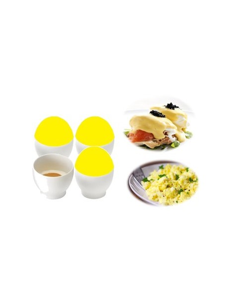 Cocina Huevos en Microndas con EGG WAVE - Amarillo - Envío Gratuito