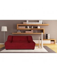 Sofá Cama Futon Liviana 3 Posiciones-Rojo - Envío Gratuito