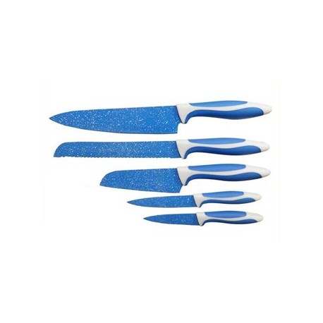 Set de 5 Cuchillos FLAVORSTONE Mod. 3332392 - Azul - Envío Gratuito