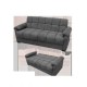 Sofa Cama Futton Candice-Gris - Envío Gratuito