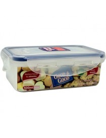 HERMETICO RECTANGULAR 500 ML CON 2 DIVISIONES - Envío Gratuito