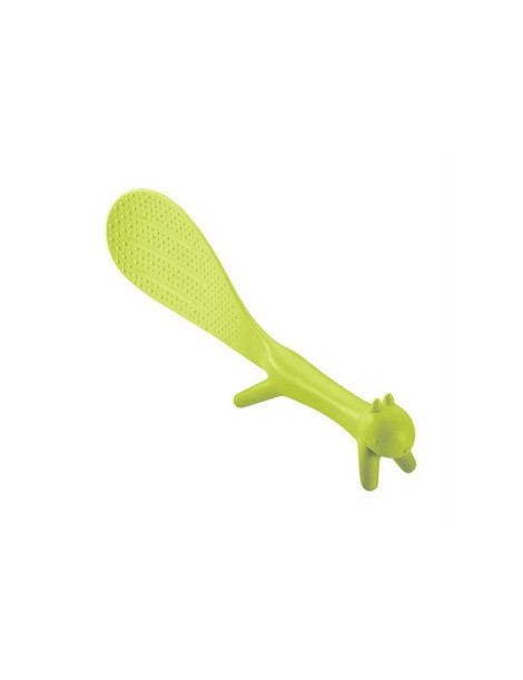 Pixnor Ardilla De Plástico En Forma Antiadherente Rice Paddle Cuchara (verde) - Envío Gratuito