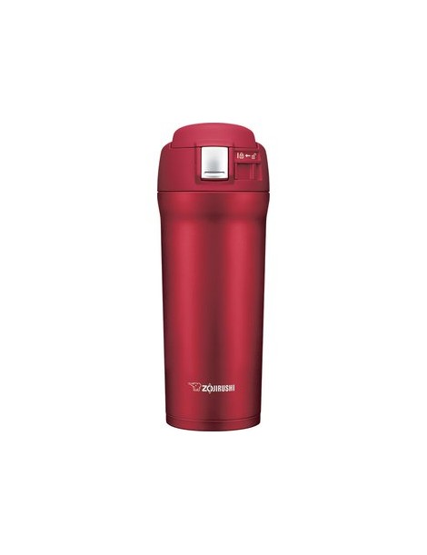 ZOJIRUSHI SM-YAE48RA TERMO INOXIDABLE DE AISLAMIENTO AL ALTO VACIO 480 ML - ROJO CEREZA - Envío Gratuito