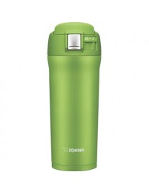 ZOJIRUSHI SM--YAE48GA TERMO INOXIDABLE DE AISLAMIENTO AL ALTO VACIO 480 ML - VERDE LIMON - Envío Gratuito