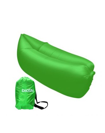 Lazy Hangout De Aire Inflable Del Saco De Dormir Sofá Cama Para Acampar Al Aire Libre - Verde - Envío Gratuito