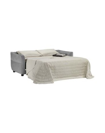 Sofá Cama Noturno Suede - Gris - Envío Gratuito