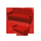 Sofa Cama Futton Candice-Rojo - Envío Gratuito