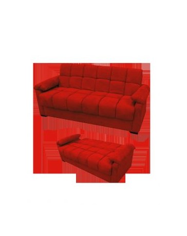 Sofa Cama Futton Candice-Rojo - Envío Gratuito