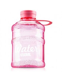 Fanson F - 1006 650ml portátil Mini Barril forma de la botella de agua del deporte al aire Pink - Envío Gratuito