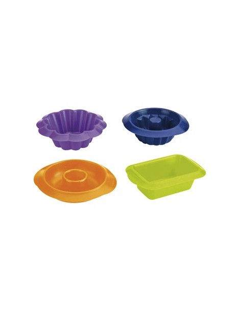 Moldes Mini de Silicon para Repostería IBILI Modelo 871100-Multicolor - Envío Gratuito