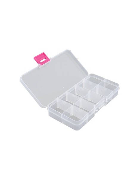 Duola 10 Grid Transparent Plastic Box - Envío Gratuito