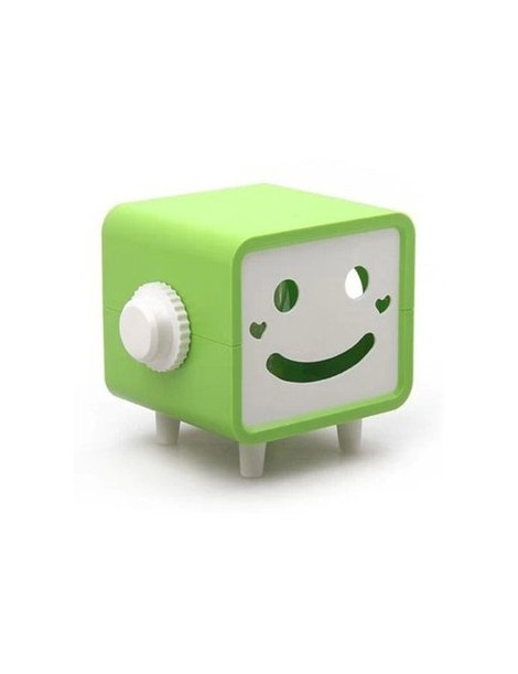 Rotatable Smiley Tissue Box Green - Envío Gratuito