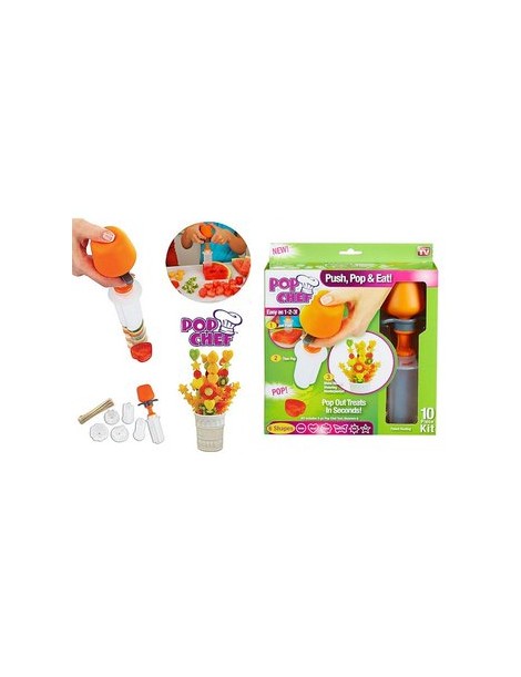 DECORADOR Y CORTADOR DE FRUTAS MOD. POP CHEF - Envío Gratuito