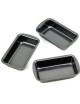 Set de 3 Moldes para Hornear Pan-Negro - Envío Gratuito