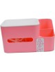 Desktop Multifunction Multi-compartment Storage Box Tissue Box Pink - Envío Gratuito