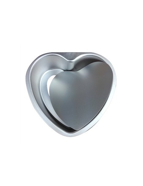 Professional 6En pastel en forma de corazón de pan de molde (plata) Generico - Envío Gratuito