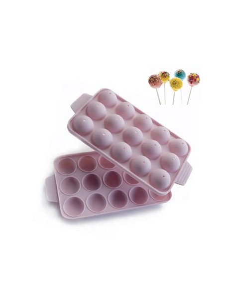 Molde para Popcakes de Silicona IBILI Modelo 872000-Rosa - Envío Gratuito