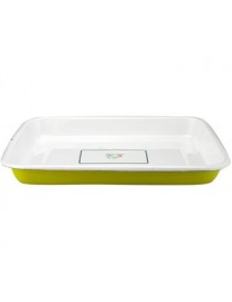 Bandeja Horno Acero Vitrificado Vintage Leaves Magefesa 44cm - Envío Gratuito