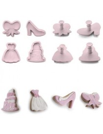 Cortador de Galletas de Fiesta IBILI Modelo 789009-Rosa - Envío Gratuito