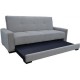 Sofacama Easy Futon 3 Posiciones Con Cama Baja-Gris - Envío Gratuito