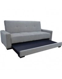 Sofacama Easy Futon 3 Posiciones Con Cama Baja-Gris - Envío Gratuito