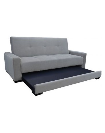 Sofacama Easy Futon 3 Posiciones Con Cama Baja-Gris - Envío Gratuito