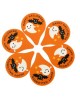 MagiDeal Cupcake Decoración Tarjeta Del Parte Movible De La Torta De Papel 95-100 X Navidad Lindo De Halloween Del Fantasma - En