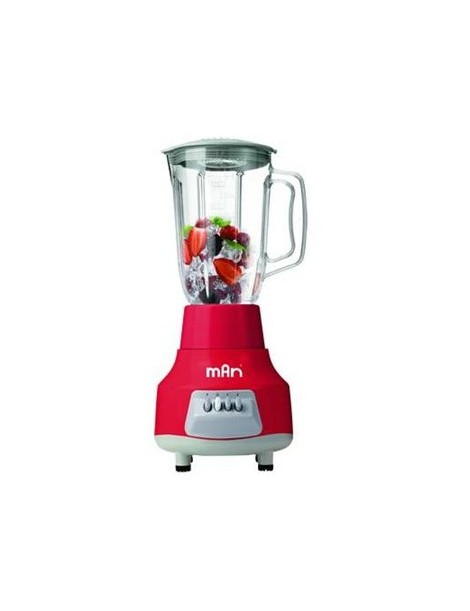 LICUADORA ECOBLENDER VASO PLASTICO 3 VEL COLOR ROJO MARCA MAN LP-1010PRO131 - Envío Gratuito