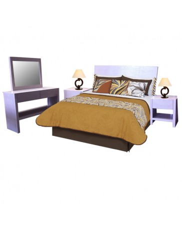 Recámara Queen Size 5 pz San Jose-Beige Patinado Vintague - Envío Gratuito