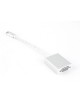 EH Tipo C USB 3.1 macho a VGA hembra adaptador de cable para Macbook 12 ' Notebook Color blanco - Envío Gratuito