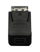 EY Mini DP DisplayPort Macho A Hembra DP DisplayPort Adaptador Convertidor Mujer Negro - Envío Gratuito