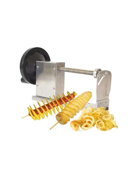 Máquina Para Hacer Espiropapas 3 En 1 Marca Dilitools, Espiropapas, Papas Tipo Hot Dog y Papas Curly - Envío Gratuito