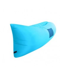 Sofa-Cama Inflable Palmera's Bay Airpoof Portatil Camping Playa Impermeable Tumbona Color Azul - Envío Gratuito