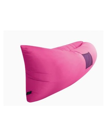 Sofa-Cama Inflable Palmera's Bay Airpoof Portatil Camping Playa Impermeable Tumbona Color Fucsia - Envío Gratuito