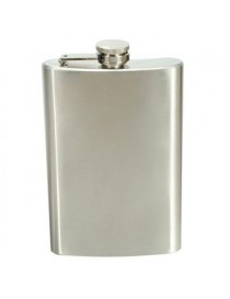 Louiwill Petaca Frasco De Alcohol De Pulido Brillante De Acero Inoxidable De Rectangular (10oz) - Envío Gratuito